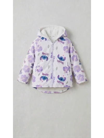Kız Çocuk İçi Welsoft Yağmurluk - Stitch