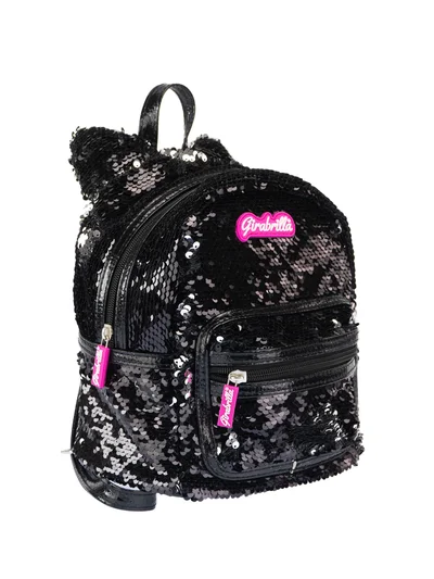 Girabrilla Mini Backpack Kitty siyah
