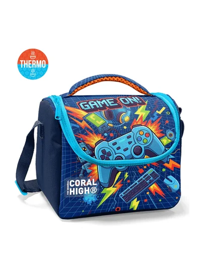 Coral High Kids Lacivert Game Desenli Thermo Beslenme Çantası 37151