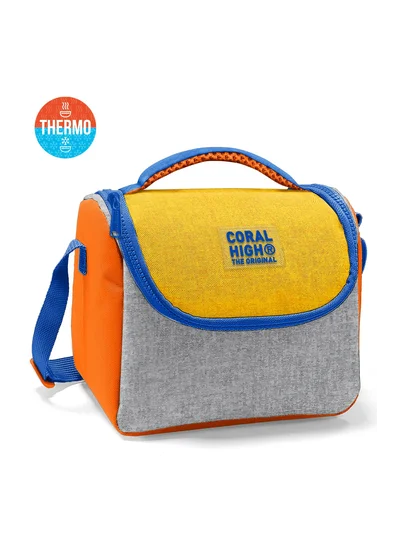 Coral High Kids Gri Sarı Thermo Beslenme Çantası 37121