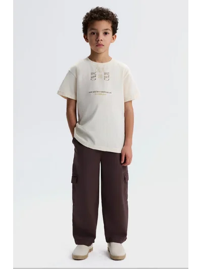 NK  CALM  T-SHIRT KREM