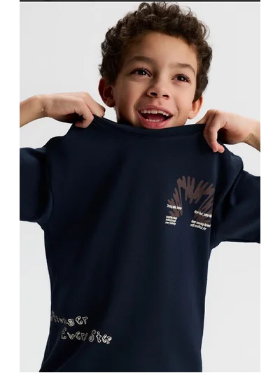 NK BRAVE T-SHIRT LACİVERT