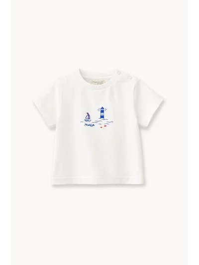Deniz Feneri Nakışlı Tshirt