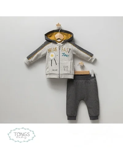 Tongs Baby Egg Heroes 3'lü Takım gri