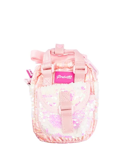 Girabrilla Puffer Omuz Çantası pembe