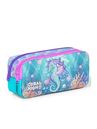Coral High Kids Unicorn Denizatı Desenli İki Bölmeli Kalem Çantası 31056