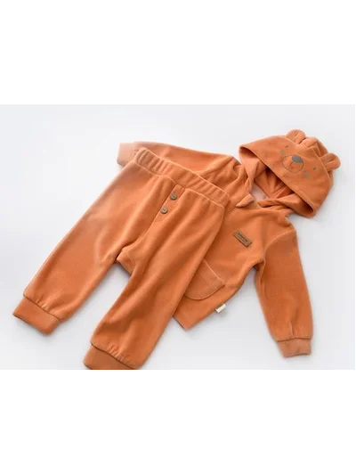 Baby Cosy Organic KADİFE TAKIM TURUNCU