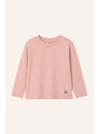 Kız/Erkek Çocuk Basic Oversize Tişört pembe