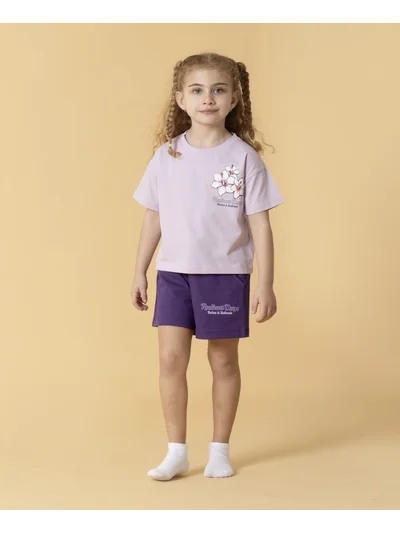 ARAS BEBE KIZ ŞORTLU TAKIM MODEL 6