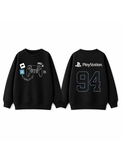 SİYAH PLAYSTATİON 94 SWEATSHRT