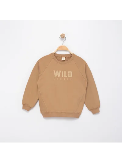 CAMEL WILD ESCAPE ERKEK ÇOCUK SWEAT