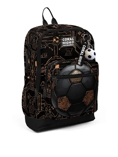 CORAL HİGH FUTBOL DESEN OKUL ÇANTASI 