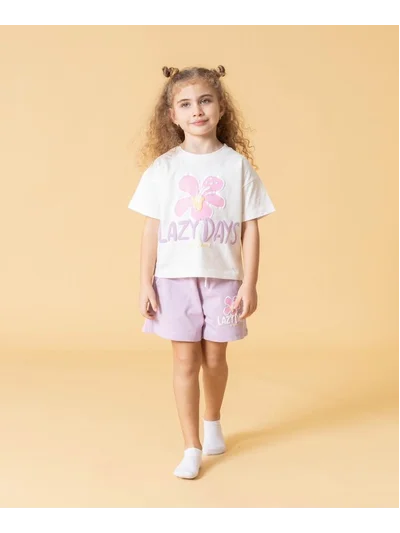 ARAS BEBE KIZ ŞORTLU TAKIM MODEL 2