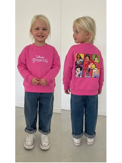 26-SWT PEMBE DİSNEY SWEATSHRT