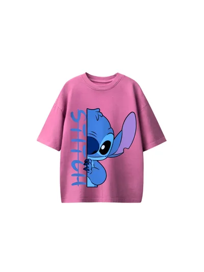 A-MAVİ STİTCH ÇOCUK TSHRT