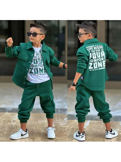 BAMBAM YEŞİL ÜÇLÜ TAKIM