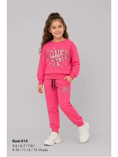 PEMBE LOVED YAZILI FIRÇALI TAKIM