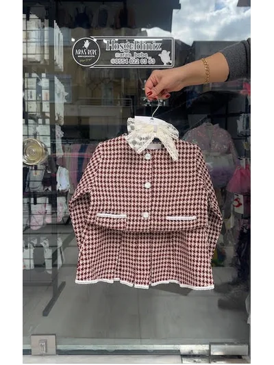 BORDO CHANEL ETEKLİ TAKIM
