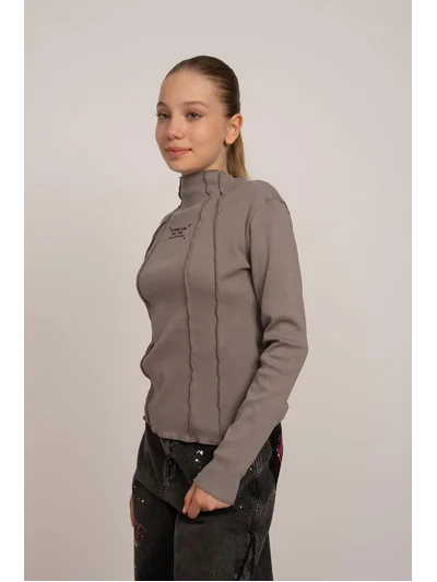 7824 KAŞKORSE NAKIŞLI BLUZ