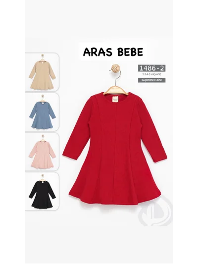 PEMBE BASİC KAŞKORSE ELBİSE