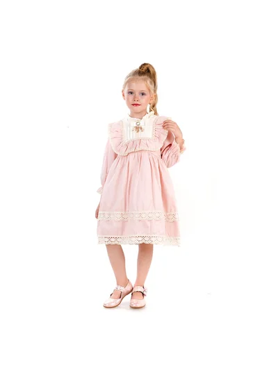 PEMBE PARİS LADY ELBİSE