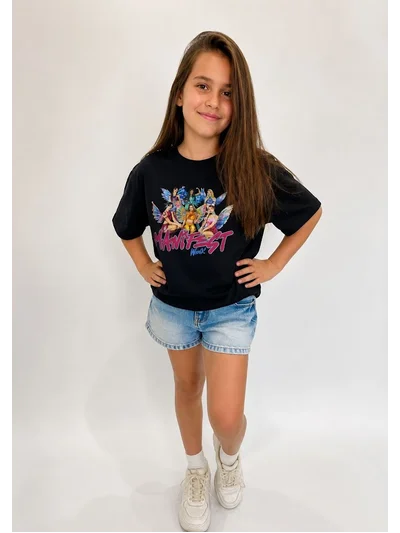 MANİFEST WİNX SİYAH TSHİRT