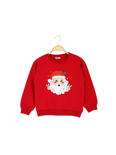 KIRMIZI NOEL BABA SWEATSHRT