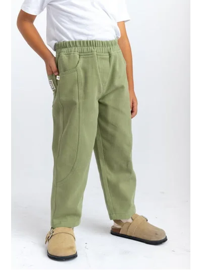 OLİVE GABARDİN PANTOLON