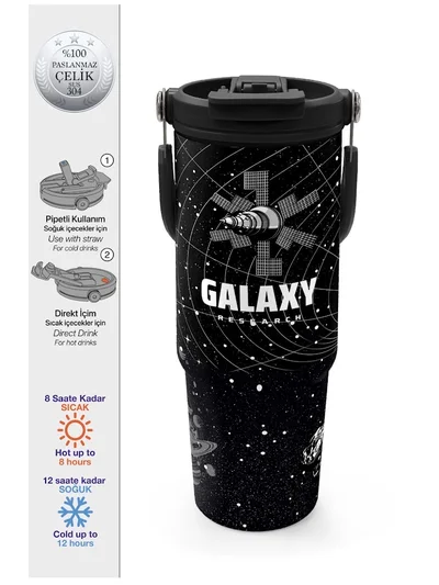 CORAL HİGH 900 ML GALAXY DESEN TERMOS
