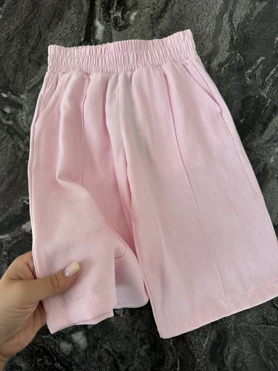CT-PEMBE TENSEL KUMAŞ KAPRİ 