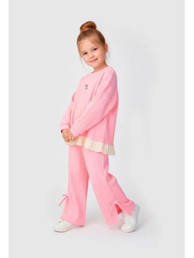 PEMBE ETEK UCU FİSTOLU FİYONK TAKIM