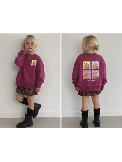 26-SWT CAPY BUDDİES SWEATSHRT