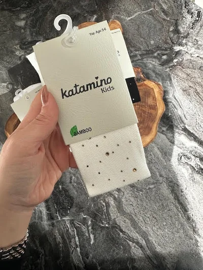 EKRU TAŞLI KÜLOTLU ÇORAP