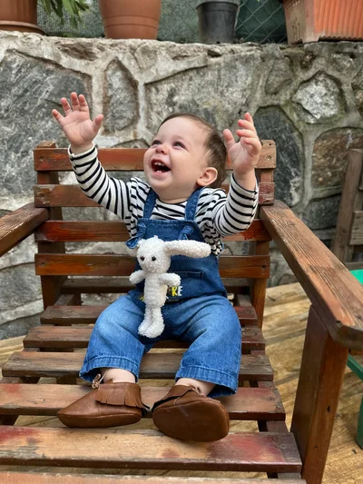 TAVŞAN OYUNCAKLI DENİM TULUM