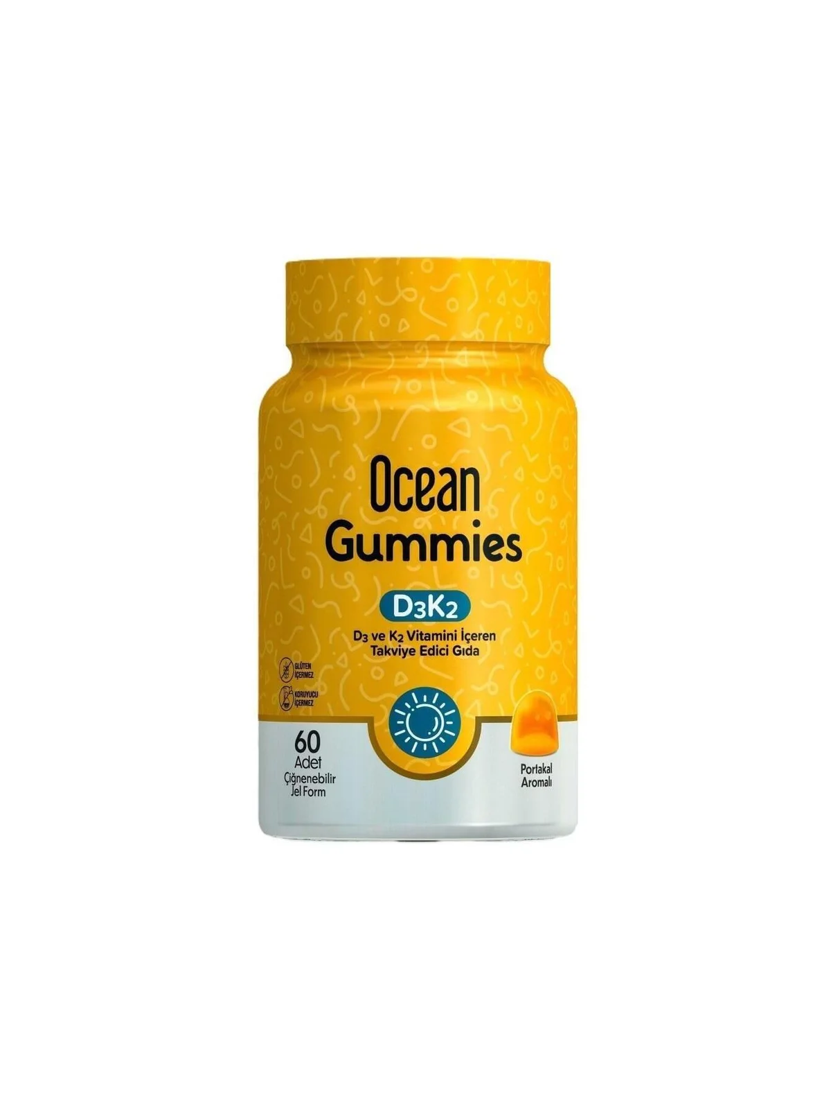 Ocean Gummies D3 K2 Vitamini 60 Adet