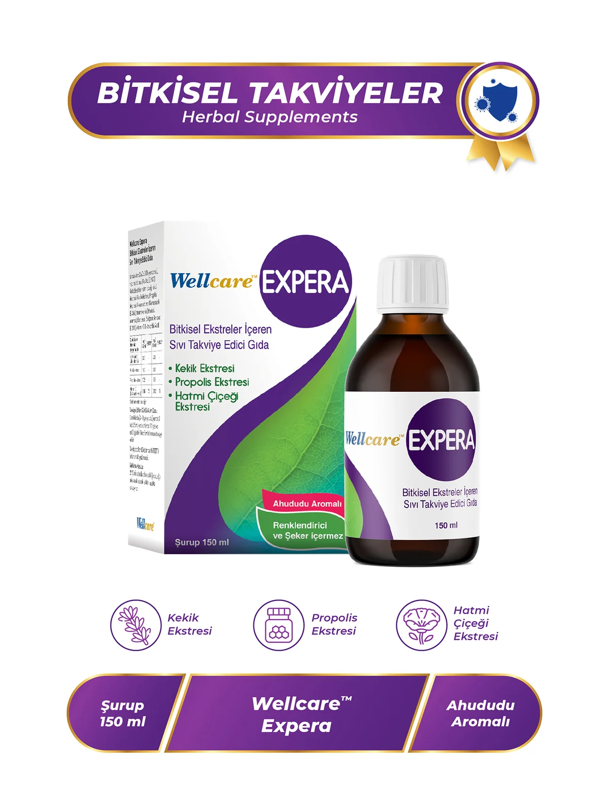 Wellcare Expera Şurup 150 ml