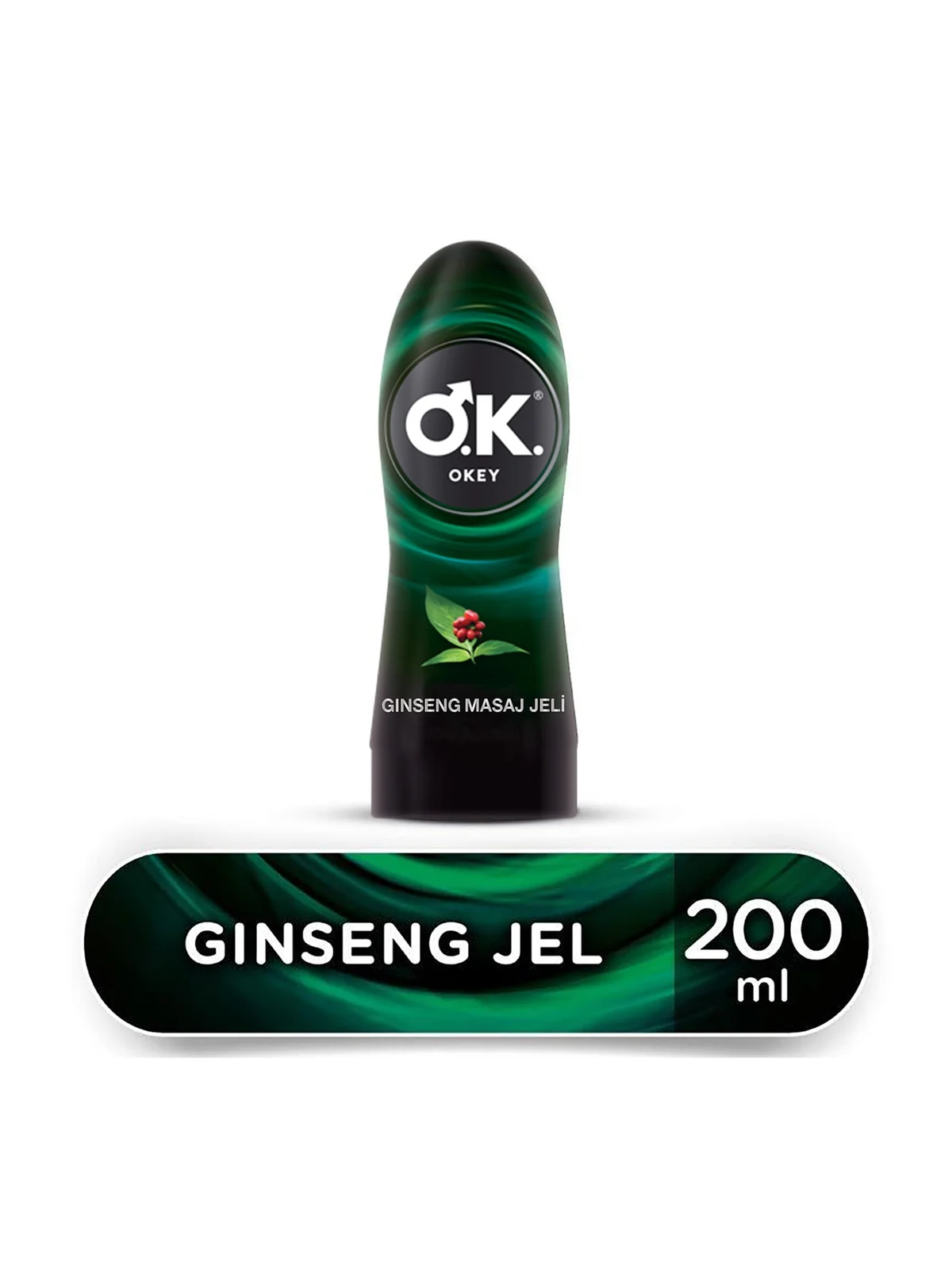 Okey Masaj Jeli & Kayganlaştırıcı Jel Ginseng 200 ml