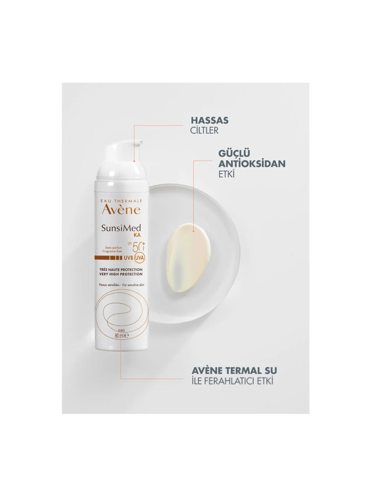 Avéne Sunsimed KA Günlük Güneş Bakımı 80 ml