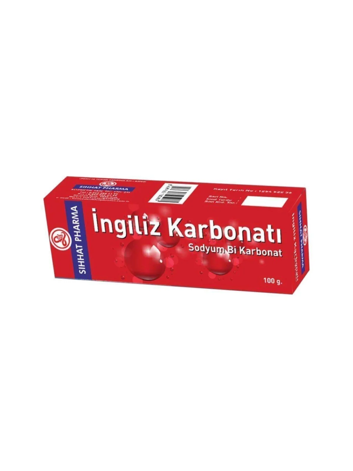 Sıhhat İngiliz Karbonatı 100 gr