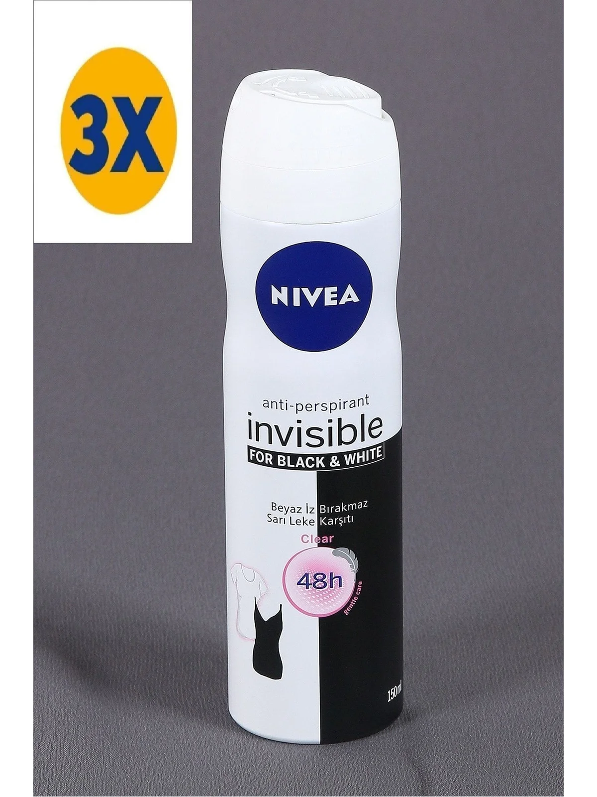 Nivea Sprey Deodorant Invisible For Black & White Kadın 150 ml