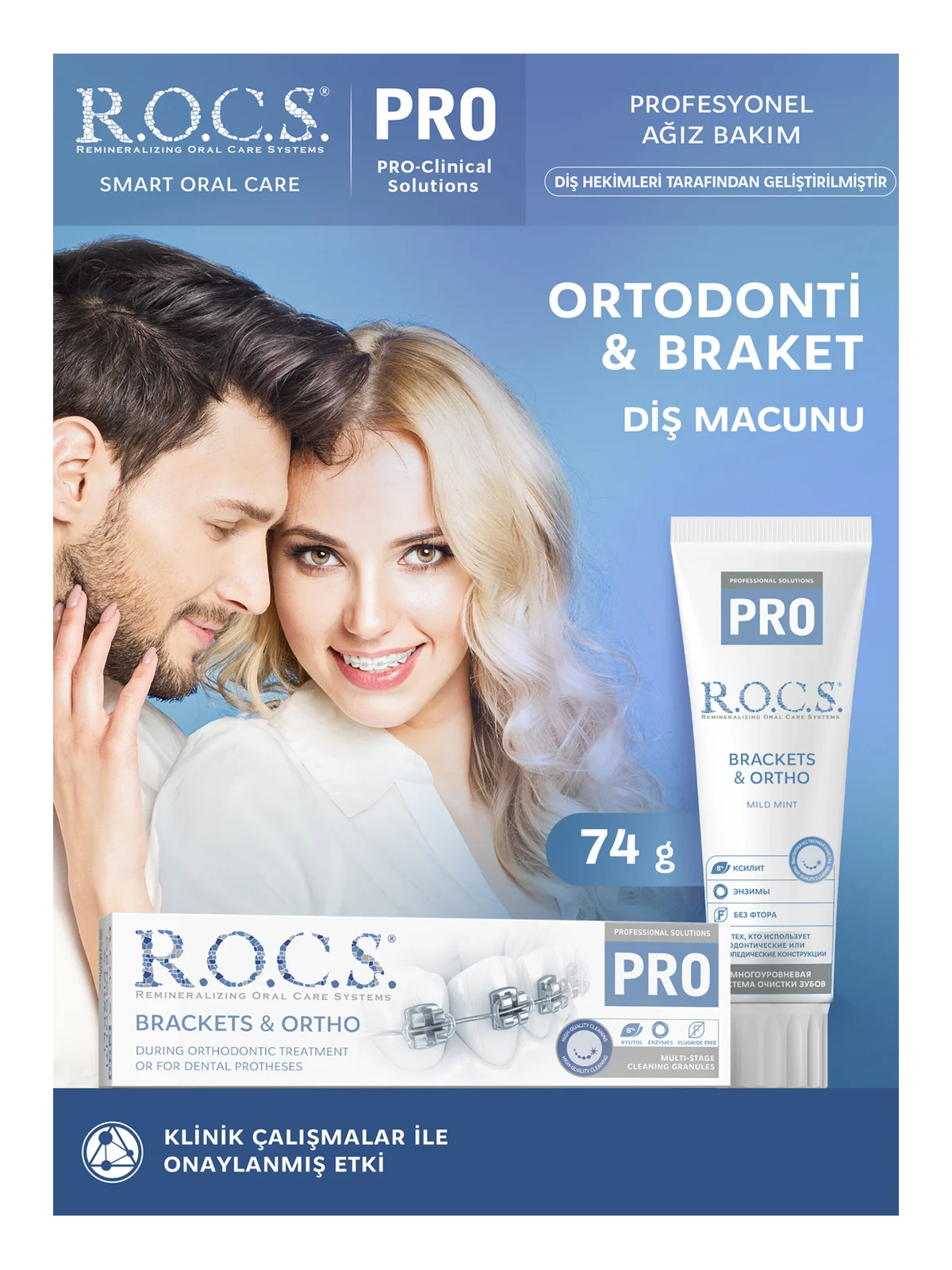 Rocs Ortho Brackets Diş Macunu 60 ml