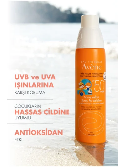 Avene Çocuklar için Güneşten Koruyucu SPF 50+ Vücut Spreyi 200 ml