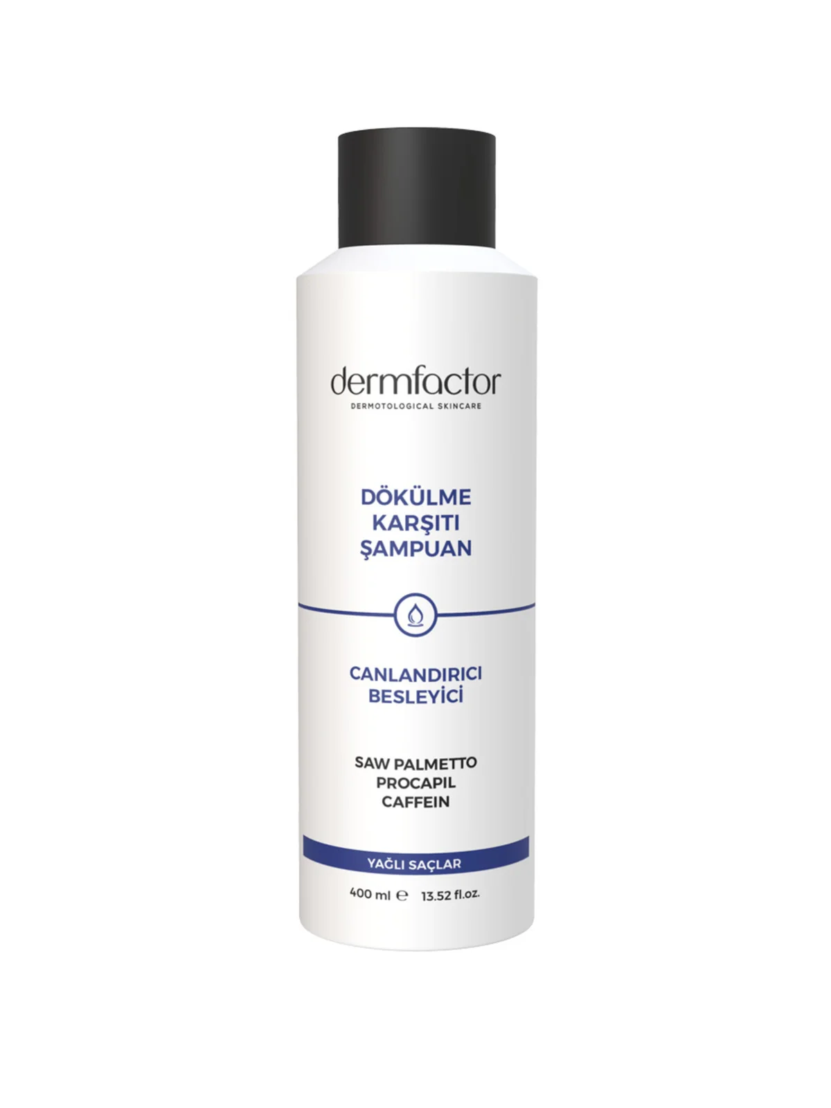 Dermfactor Dökülme Karşıtı Besleyici Şampuan Yağlı Saçlar İçin 400 ml