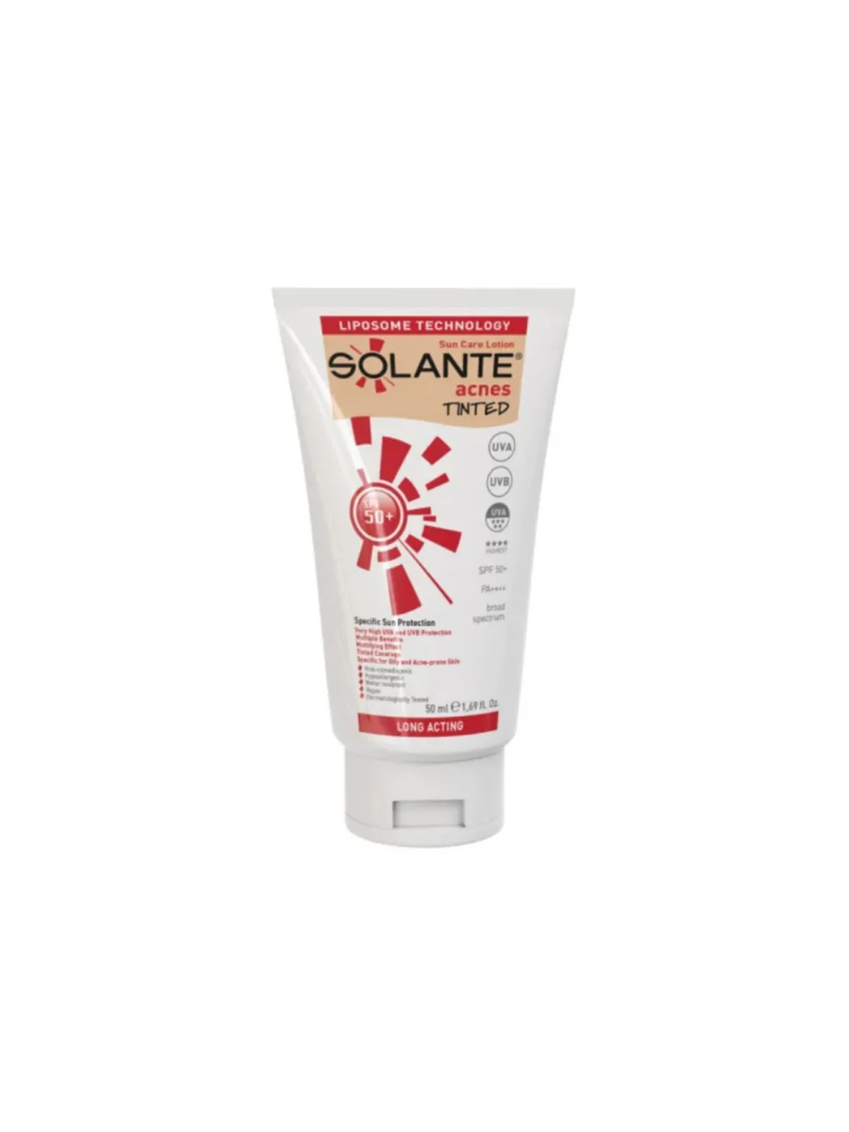 Solante Acnes Tinted Losyon SPF50+ 50 ml
