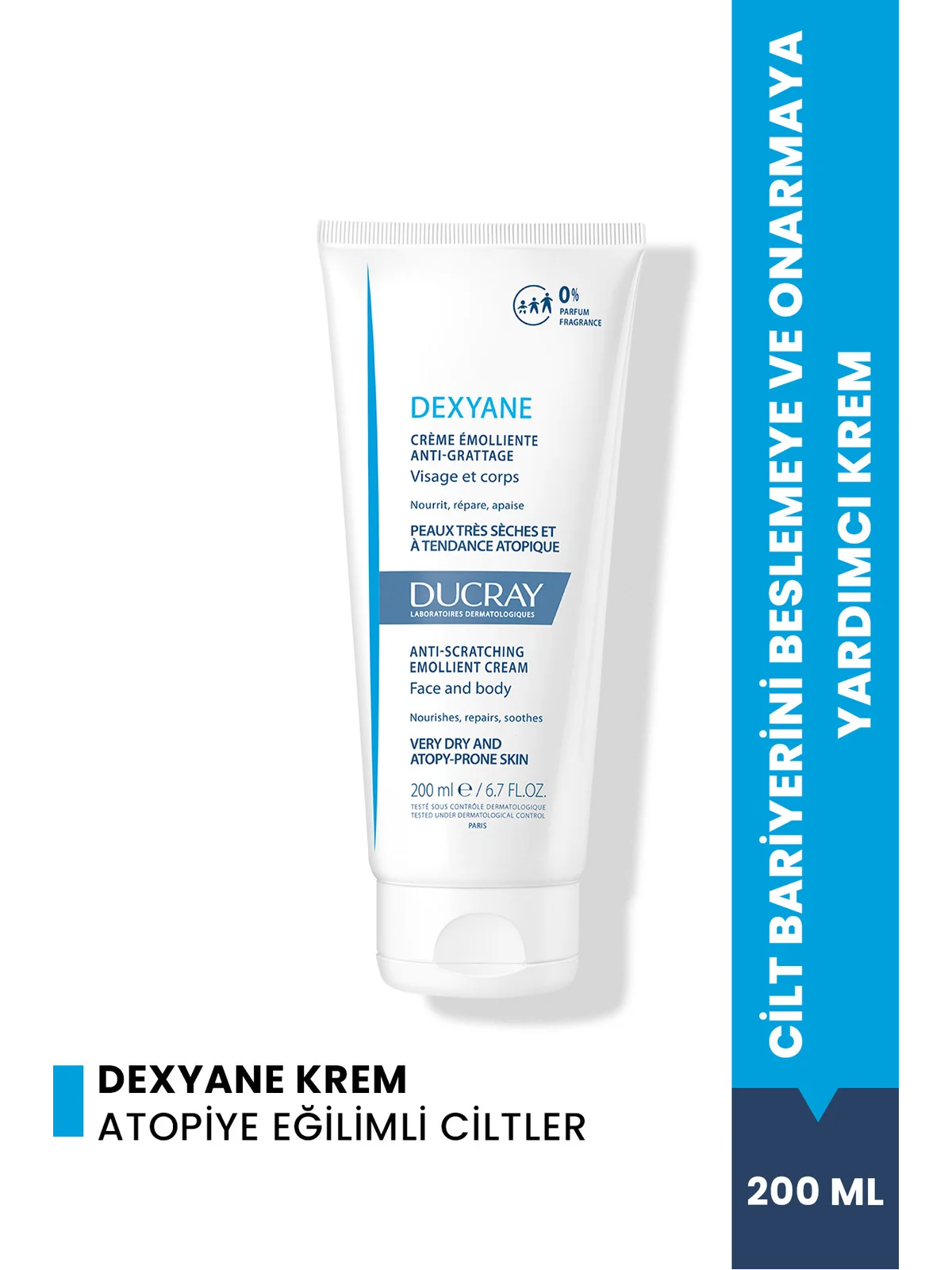 Ducray Dexyane Creme Emolliente Kaşıntı Karşıtı Krem 200 ml