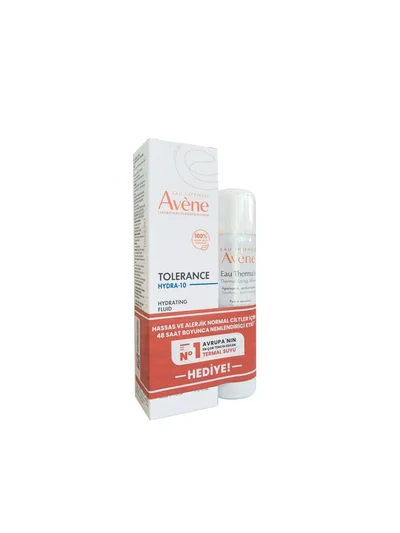 Avene Tolerance Hydra-10 Hydrating Fluid 40 ml Termal Su 50 ml Hediyeli