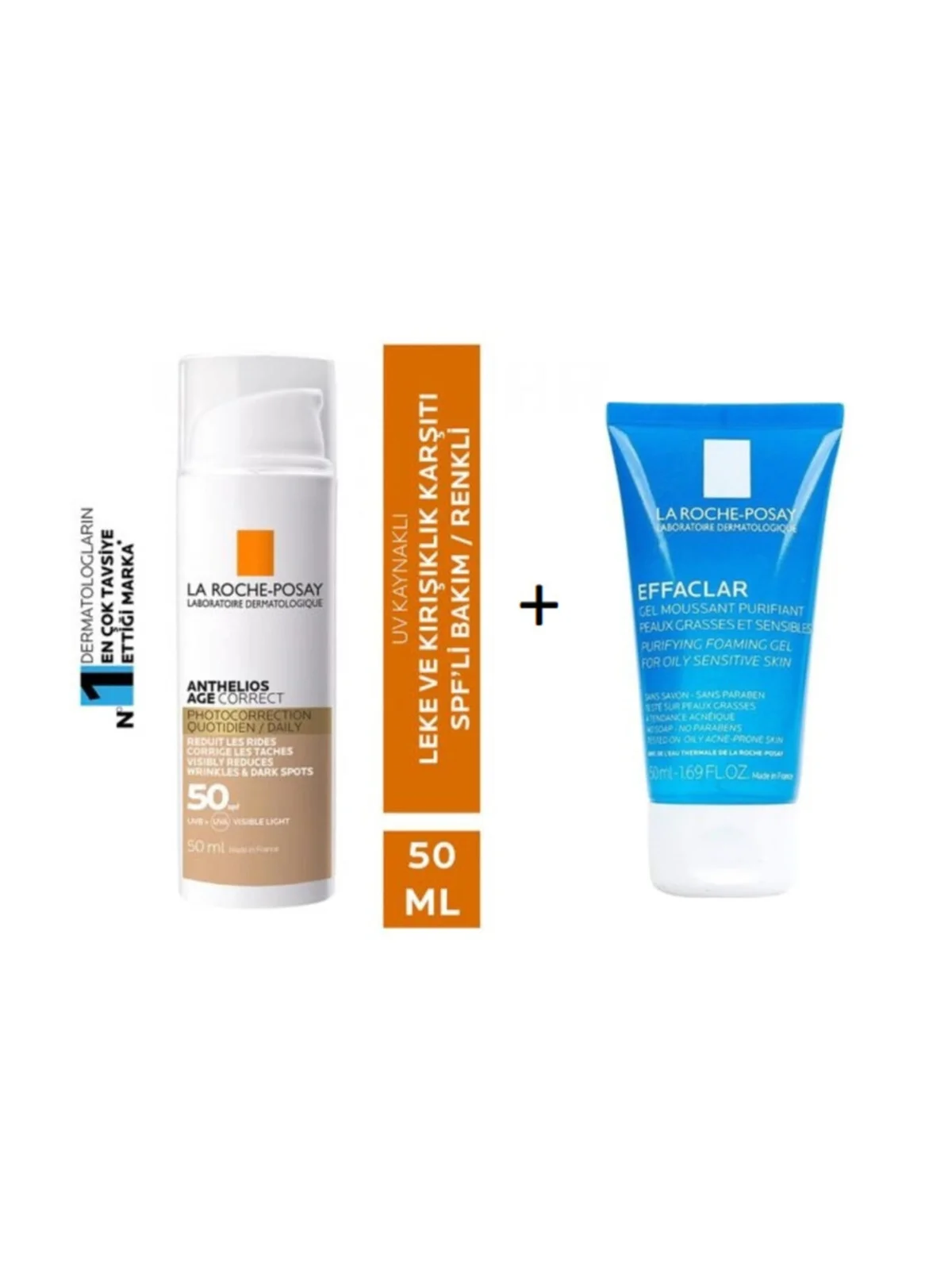 La Roche Posay Anthelios Age Correct Daily Light Spf50+ Cream 50 Ml