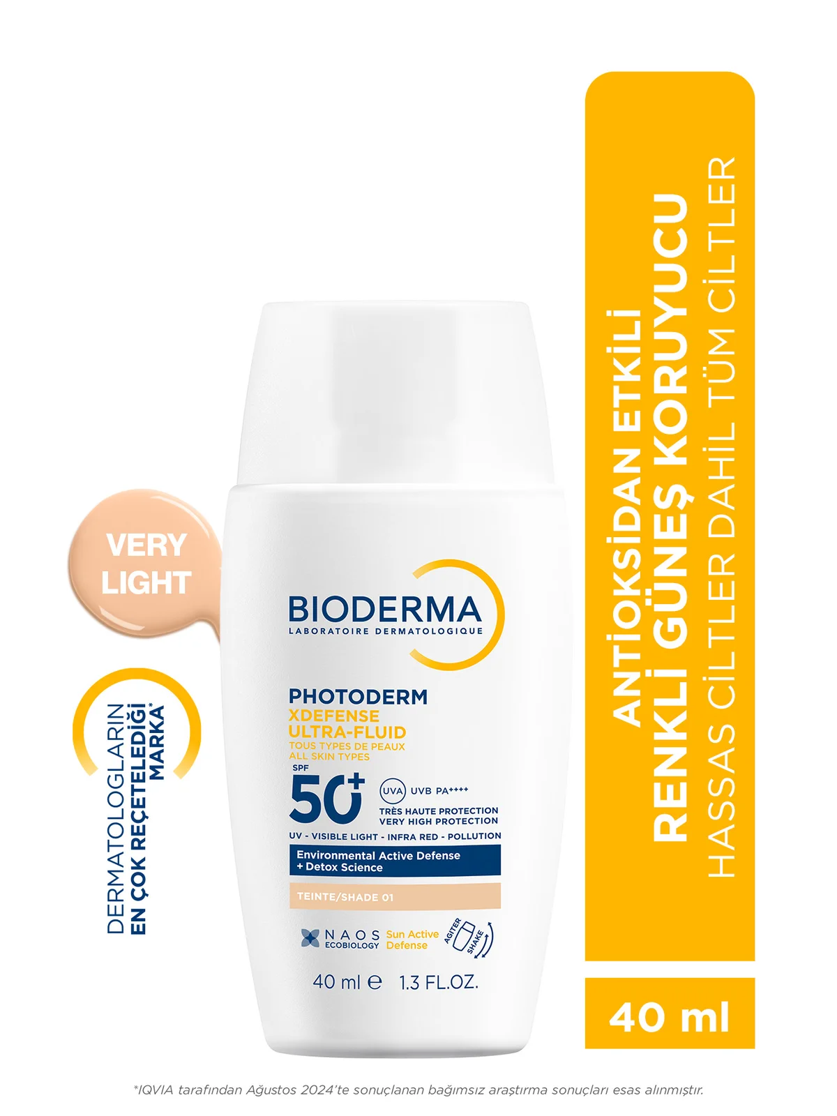 Bioderma Photoderm Xdefense Spf50+ Very Light 40 ml