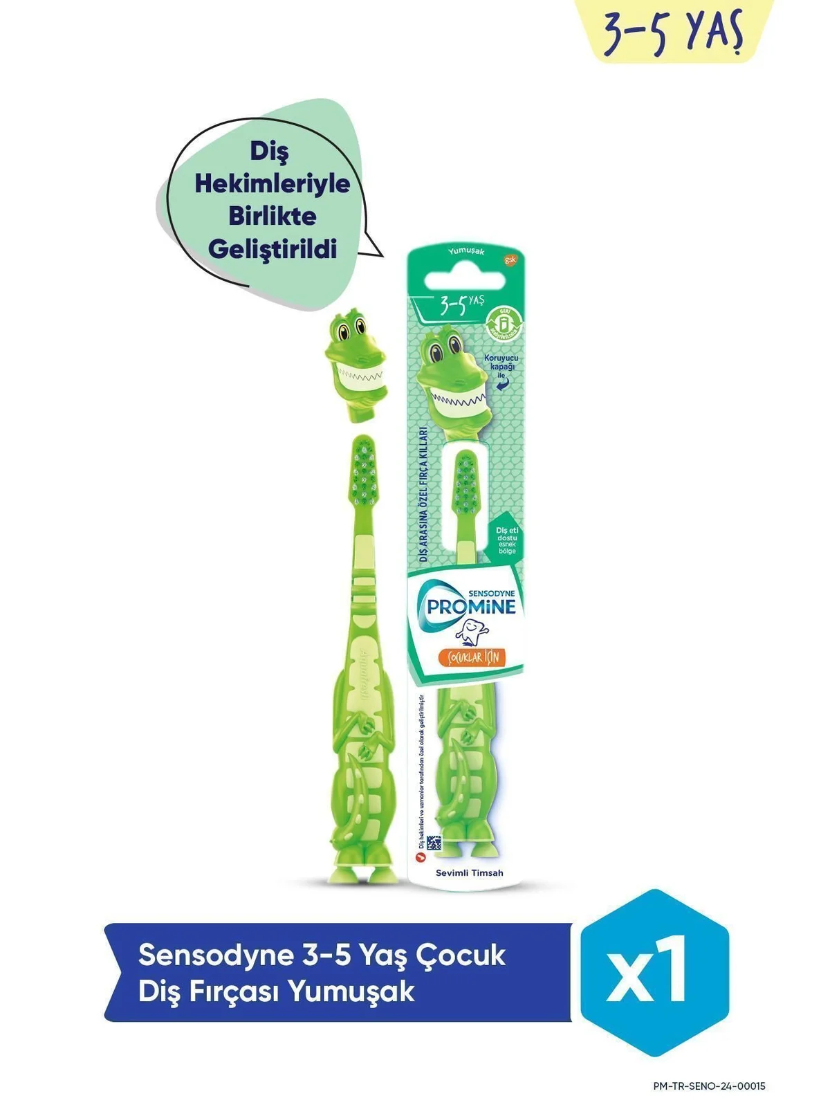 Sensodyne Kids Crodile 3-5 Yaş Arası Soft Diş Fırçası