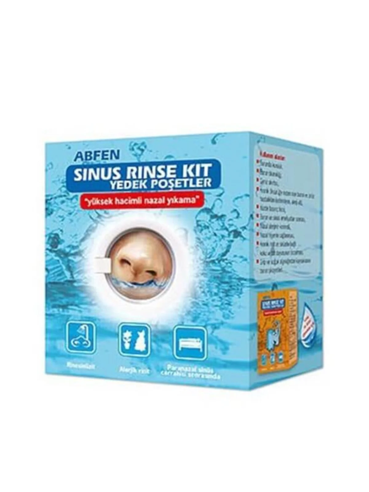 Abfen Sinüs Rinse Kit Yetişkin 50 Yedek Poşet